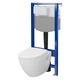 Комплект инсталляция Cersanit Aqua 50 QF + унитаз Cersanit Moduo Plus CleanOn с сиденьем Slim WRAP duraplast Soft Close S701-814 - изображение 1