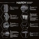 Профессиональный фен Sway Hardy 2400 Вт с ионизацией - изображение 3