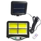 Уличный Cветильник фонарь Solar ligh BL BK-128 Аккумуляторный на Солнечной Батарее + Пульт ДУ и Датчик Движения Черный - изображение 4