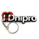 Дерев'яний брелок "I Love Dnipro" - Я люблю Дніпро 9x3.3 см (EW817547253) - зображення 1