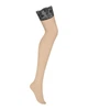 Панчохи чорного кольору Obsessive Nutris stockings XS/S - зображення 2