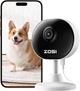 Камера ZOSI для помещений с WiFi, купольная мини-камера видеонаблюдения 1080P Белый - изображение 1