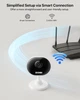 Камера ZOSI для помещений с WiFi, купольная мини-камера видеонаблюдения 1080P Белый - изображение 6