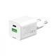 Зарядное устройство ColorWay GaN Mini 30W PD Port PPS USB (Type-C PD + USB QC4.0) white (CW-CHS053PD-WT) (254541) - изображение 4