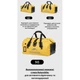 Водонепроникна дорожня сумка Naturehike CNK2450XB015, 60 л, чорна - зображення 4