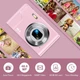 Фотоаппарат Camkory DC403 48Мп / Full HD 30fps / 16X зум / Розовый Б/В - изображение 3