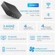 Мини ПК Askhand ZB MN11 / Intel N100 / RAM 8GB / SSD 1TB / 2 х HDMI / LAN / Wi-Fi 5 / Bluetooth 5.2 / Windows 11 / Black (102126555) - Уценка - изображение 3