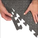 Мат-пазл (ласточкин хвост) Cornix Mat Puzzle EVA 120 x 120 x 1 cм XR-0072 Black - изображение 4