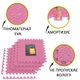 Мат-пазл (ласточкин хвост) Cornix Mat Puzzle EVA 120 x 120 x 1 cм XR-0230 Pink - изображение 5