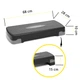 Степ-платформа 2-ступінчаста Cornix 68 х 28 х 10-15 см XR-0189 Black/Grey - зображення 10