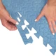 Мат-пазл (ластівчин хвіст) Cornix Mat Puzzle EVA 120 x 120 x 1 cм XR-0235 Sky Blue - зображення 6