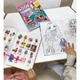 Детская книга-раскраска "The creative Rainbow" LCB12 со стикерами - изображение 4