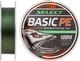 Шнур Select Basic PE (темн-зел.) 100м 0.22мм 13.6кг/30lb (1870-27-66) - изображение 1