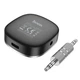 Аудіо ресивер Bluetooth Hoco E80, BT5.3, AUX, Type-C, 12h, Black - зображення 5