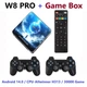 Смарт ТБ Приставка W8 PRO Android 14.0 + Game Box 8/128 AIIwinner H313 1080P Full HD, Ultra HD (4K 30Hz) Original Black-Blue - зображення 1