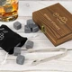 Камни для виски с щипцами в деревянной коробке Whisky Stones 9 шт (LB-23018) - изображение 5