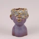 Кашпо керамическое Голова H-23 см. 36401 - изображение 1