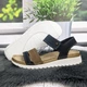Босоножки женские Inblu синие кожаные 40р (25,5 см) 4466 - изображение 6