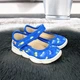 Тапочки детские для девочки Weestep голубые с принтом на липучках 29р (18,5 см) 5874 - изображение 6