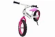 Велобег детский Take&Ride на резиновых надувных колесах RB-50 Pro , с задним тормозом , біло-рожевий - изображение 3