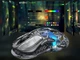 Миша GravaStar Mercury M2, BT/WL/USB-A, RGB, чорно-прозорий - изображение 4