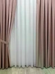 Готовая штора блекаут, цвет нежно-розовый, 150см Х 270см на тесьме 6см (150Х270) - изображение 1