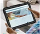 Чехол Carbon Armor Cover Tablet на Samsung Galaxy Tab S10 FE Plus (13.1") / защитный чехол для планшета с ремешком в комплекте / (черный) - изображение 4