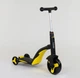 Велосипед дитячий 3в1 JT 10993 (1) Best Scooter, самокат-велобег-велосипед, жовтий, світло, 8 мелодій, колеса PU - зображення 4
