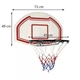 Подвесное баскетбольное кольцо Trizand с щитом с креплением на дверь для детей и взрослых - изображение 9