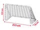 Футбольные ворота Neo-Sport СР1451 (215 × 153 × 76 см) с мишенью - изображение 8