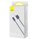 Кабель Baseus Dynamic Series USB - Lightning 2.4A/1m (CALD000416) Slate grey - изображение 4