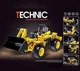 Дитячий розвиваючий конструктор QL0408, Technic, навантажувач екскаватор - зображення 4