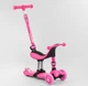 Самокат-велобег детский 3в1 трехколесный BS-23180 (4) Best Scooter, 3 колеса PU со светом, сиденья, амортизаторы, родительская ручка - изображение 1