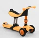 Самокат-велобег детский 3в1 трехколесный BS-50584 (4) Best Scooter, 3 колеса PU со светом, сиденья, амортизаторы, родительская ручка - изображение 3