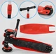 Самокат-велобег детский 3в1 трехколесный BS-71899 (4) Best Scooter, 3 колеса PU со светом, сиденья, амортизаторы, родительская ручка - изображение 4