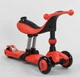 Самокат-велобег детский 3в1 трехколесный BS-71899 (4) Best Scooter, 3 колеса PU со светом, сиденья, амортизаторы, родительская ручка - изображение 6