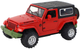 Auto terenowe Lean Toys metalowe z napędem frykcyjnym na baterie 1:32 Czerwone (16291) (5905679078242) - obraz 3