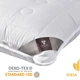 Подушка Air Dream Exclusive 70х70 см IDEIA два чехла с молнией антиаллергенная белая 4274874 - изображение 9