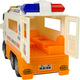 Ambulans autko Lean Toys na baterie ze światłem i dźwiękami (5392) (5905214979577) - obraz 4