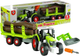 Трактор Lean Toys з причепом та деревиною 43 см Зелений (3554) (5902808156543) - зображення 2