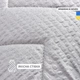 Одеяло зимнее полуторное 140x210 см Nordic Comfort IDEIA антиаллергенное теплое серое 4647933 - изображение 3