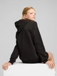 Детское теплое худи на флисе для девочки Puma ESS No.1 Logo 68489601 134-140 см Puma Black (4067983947162) - изображение 2