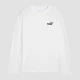 Подростковый лонгслив для мальчика Puma ESS 69072602 170-176 см Puma White (4069157709118) - изображение 1