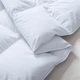 Полуторное одеяло из натурального хлопка 4 сезона в 145х215 WHITE 5152493 - изображение 3