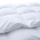 Полуторное одеяло из натурального хлопка 4 сезона в 145х215 WHITE 5152493 - изображение 6