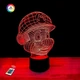 3D ночник "Марио" (УВЕЛИЧЕННОЕ ИЗОБРАЖЕНИЕ) + пульт ДУ + сетевой адаптер + батарейки (3ААА) 3DTOYSLAMP - изображение 1