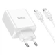 Адаптер сетевой HOCO Type-C to Lightning Cable Leader dual port(2C) charger C108A |2Type-C, 35W/3A, PD/QC| - изображение 8