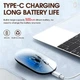 Бездротова миша T-Wolf X2 Rechargeable 2.4G + Bluetooth 5.0, 800-1600DPI, 500mAh, Сірий - зображення 4
