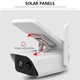 Wi Fi камера видеонаблюдения Solar Camera 3 Мп с аккумулятором для улицы неповоротная модель - изображение 5