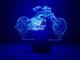 Сменная пластина для 3D светильников "Мотоцикл 3" 3DTOYSLAMP 4092663 - изображение 1